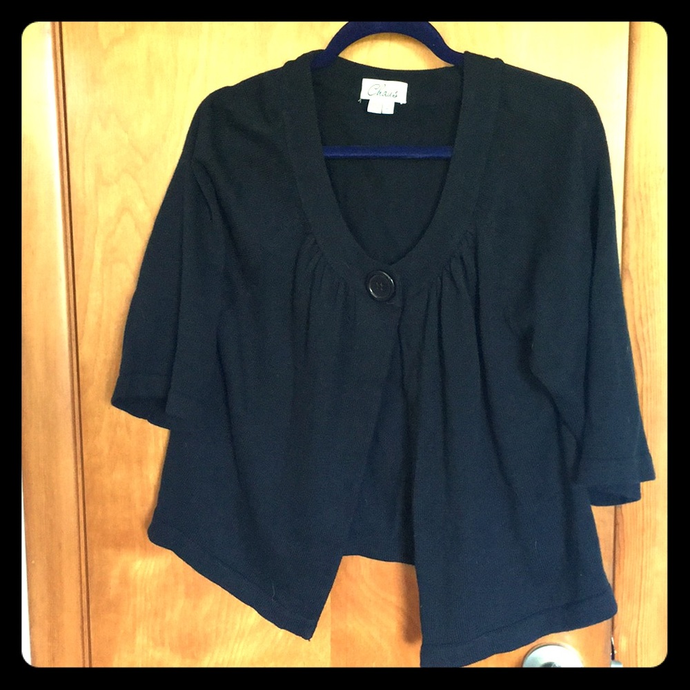 Deep Black Chaus Shawl
